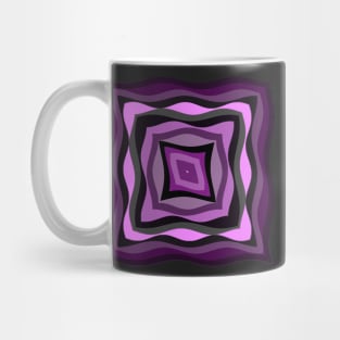 Stylish square wave pattern design Mug